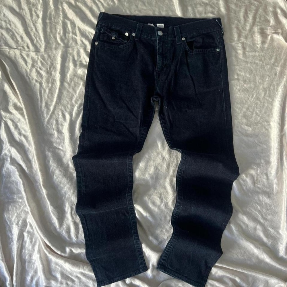 Vintage True Religion skinny jeans size 36 grunge punk y2k Streetwear festivals - Picture 4 of 6